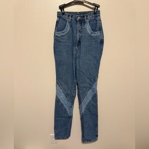 Vintage Roper Jeanswear Studded Patchwork Western Jeans | Size 5